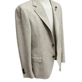 Blazer Lardini in Lana Vergine e Cashmere - Grigio Melange