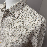 Camicia Manuel Ritz Uomo Pattern Geometrico - Beige