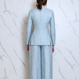 Completo lino doppio petto Lardini donna