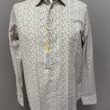 Camicia Manuel Ritz Uomo Pattern Geometrico - Beige