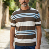 Maglia Manuel Ritz a Righe – 100% Cotone