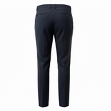 Pantalone Sartoriale Lardini in Lana e Tessuto Tecnico - Blu Navy