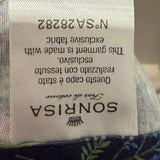 Sonrisa Camicia a Fiori in puro cotone