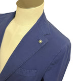 Giacca Manuel Ritz – Blu Avio in Cotone Elasticizzato