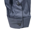 Camicia Xacus Tailor Fit - Blu Navy in Tessuto Stretch Albini