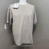 T-Shirt Alpha Studio Interlock – Beige Stone taglia 48 over veste anche 50