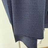 Pantalone Sartoriale Lardini in Lana e Tessuto Tecnico - Blu Navy