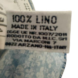 Barba Camicia in Lino a Fiori