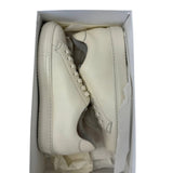 Sneaker Doucal's in Pelle – Off-White Color Panna