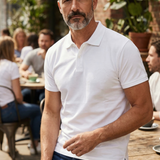 Polo Aspesi White – Logo Circular Edition