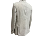 Blazer Lardini in Lana Vergine e Cashmere - Grigio Melange