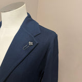 Lardini Giacca Blu in Cotone