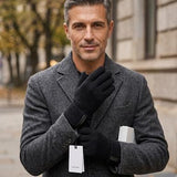 Guanti Lardini in Lana e Cashmere - Nero