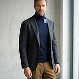 Lupetto Sottogiacca Fay – Lana Vergine Extra Fine Blu Navy