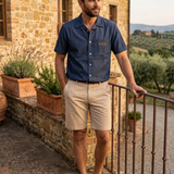 Camicia Diego Rodriguez in Denim Blu – Taglia L – Made in Italy