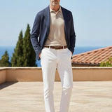 Lardini Giacca Blu in Cotone