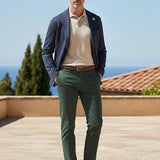 Lardini Pantalone Verde Scuro